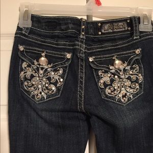 Girls bling jeans